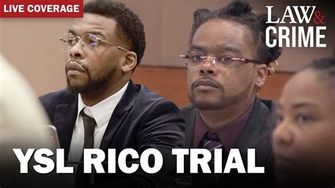 ysl takedown|LIVE: YSL RICO Trial — GA v. Deamonte Kendrick and Shannon .